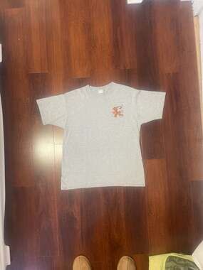 Vintage 90s Disney Store Tigger Double Sided Graphic T-Shirt Gray Large